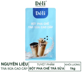 Bột Pha Chế Trà Sữa Cao cấp thương hiệu Déli 1KG - Nguyên liệu chuyên dùng pha chế trà sữa