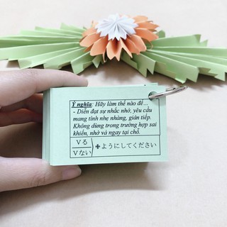 Flashcard Ngữ pháp N5-N4 (2Q)
