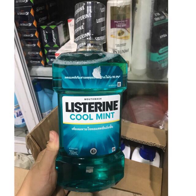 NƯỚC SÚC MIỆNG LISTERINE COOL MINT 750ML – THÁI LAN