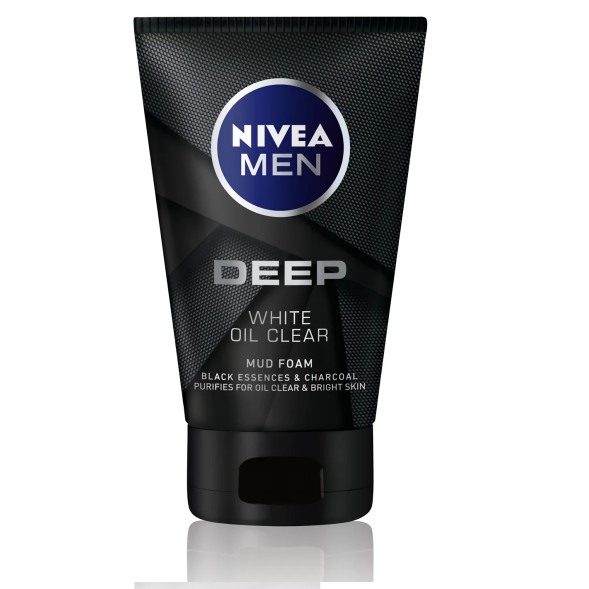 Sữa rửa mặt NIVEA MEN Deep than đen hoạt tính hút nhờn sáng da (100g) - 84415