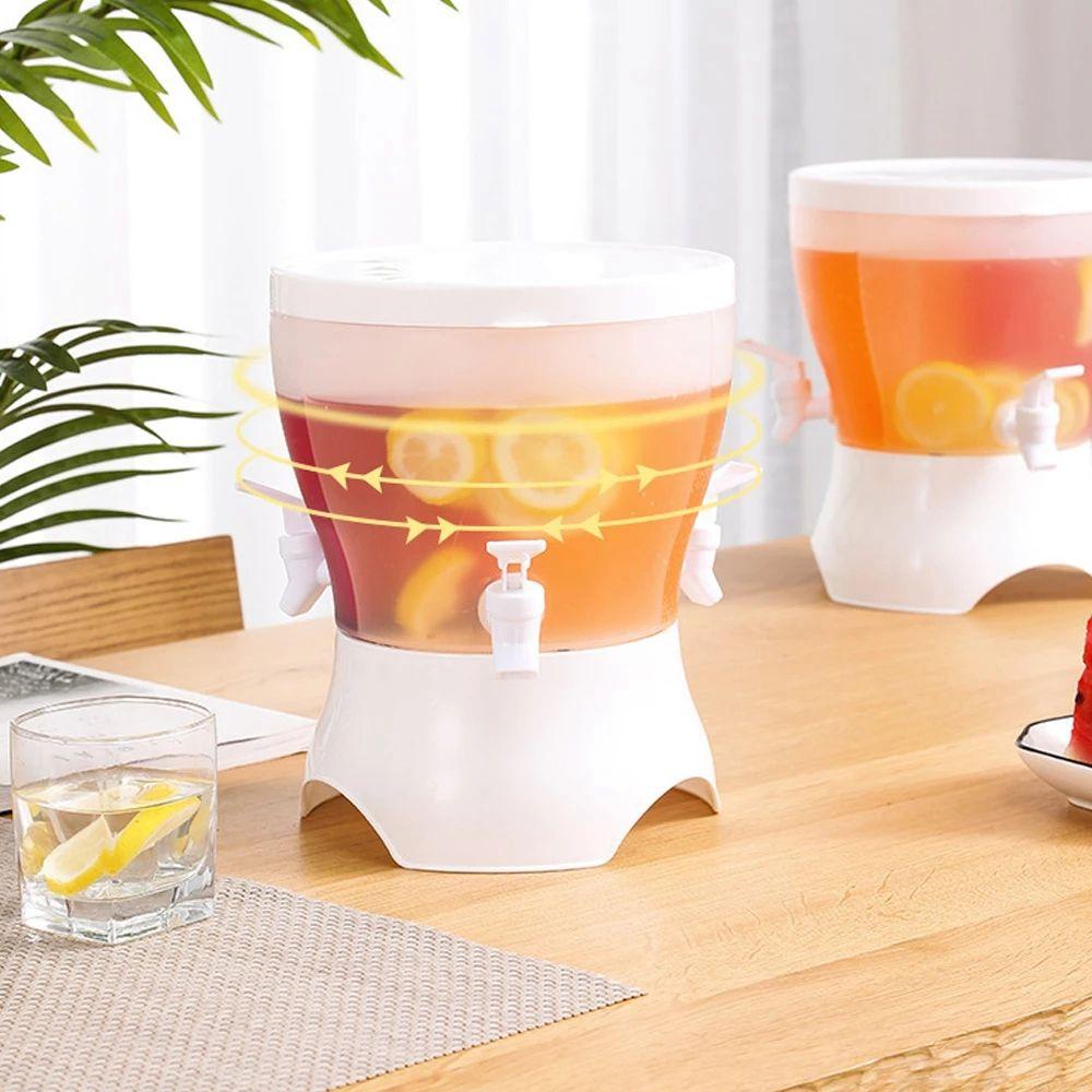 Giovanni Xô Đựng Nước Đá Lạnh Ba Ngăn Có Thể Xoay Với Vòi Bằng Nhựa