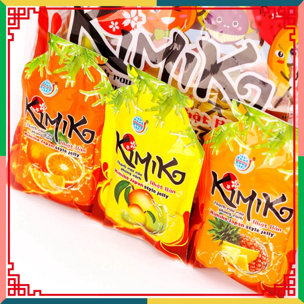 Thạch rau câu Long Hải phong thái Japan KIMIKO túi 450 g
