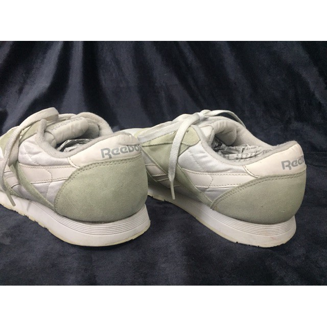 [Chính Hãng] Giày 2handReal Reebok Classic leather nylon trainer size 42 [HÀNG CHÍNH HÃNG ] "