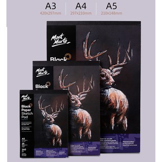 Sổ Giấy Đen Mont Marte -140Gsm