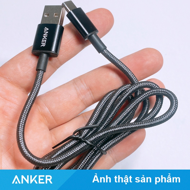 Dây cáp sạc Anker Usb to Type C Bọc dù Sạc nhanh Quick Charge 3.0 15W PowerLine Select - A8022 A8023 A8173 HDStore
