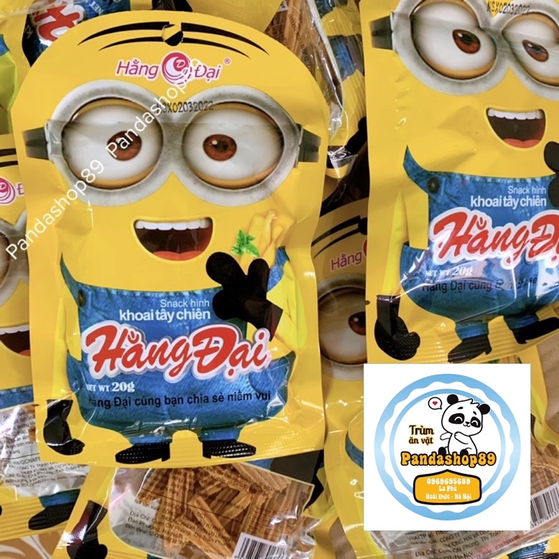 Snack hình khoai tây chiên, đồ ăn vặt Hằng Đại