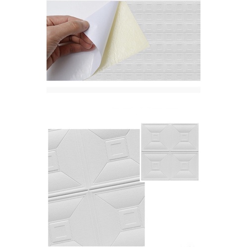 XỐP DÁN TƯỜNG GIẢ DA 70X70 CM HÀNG LOẠI 1