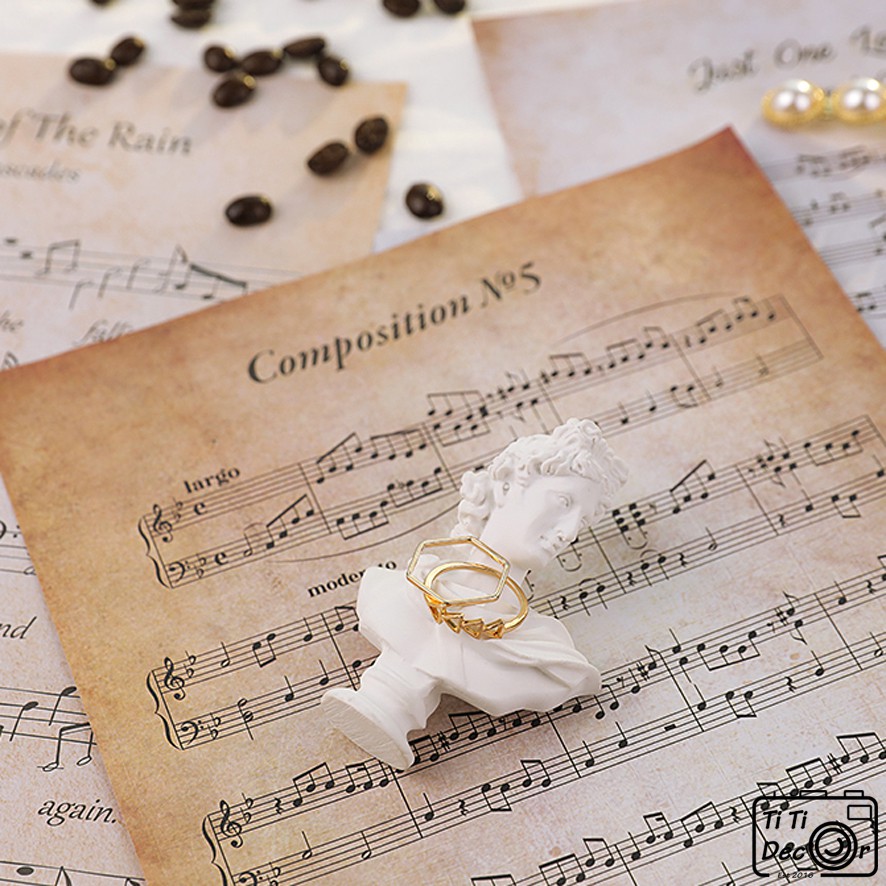 Set bản nhạc, sheet nhạc decor chụp ảnh, trang trí nhà cửa, cửa hàng