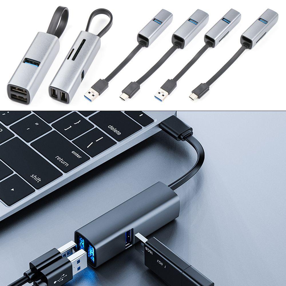 Bộ Chia OTG USB 3.0 Bằng Hợp Kim Nhôm Tốc Độ Cao