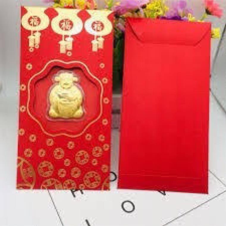 [FREESHIP] Lì Xì Thần Tài Mạ Vàng