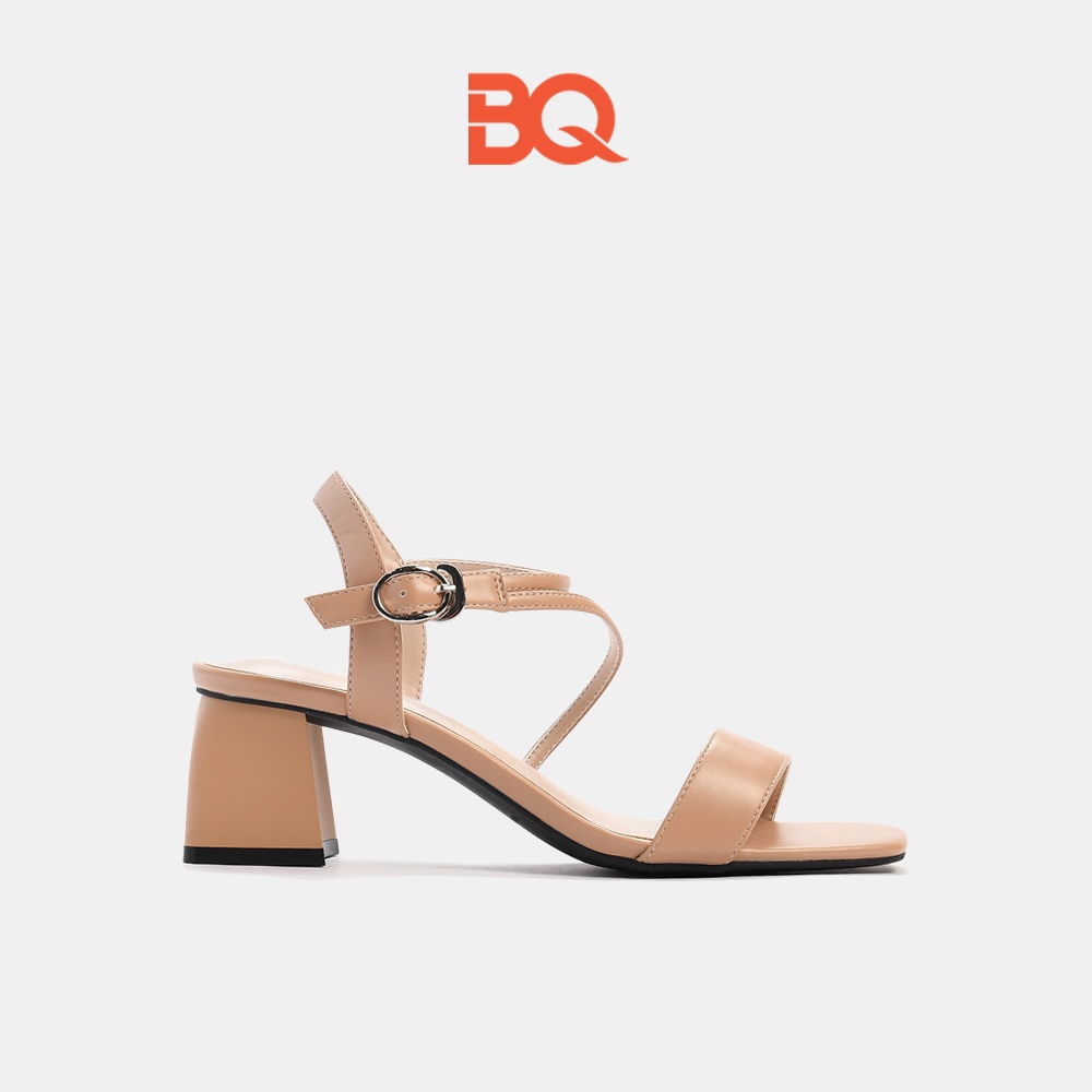 Giày sandal cao gót nữ quai mảnh đế vuông 5 phân Gi BQ072
