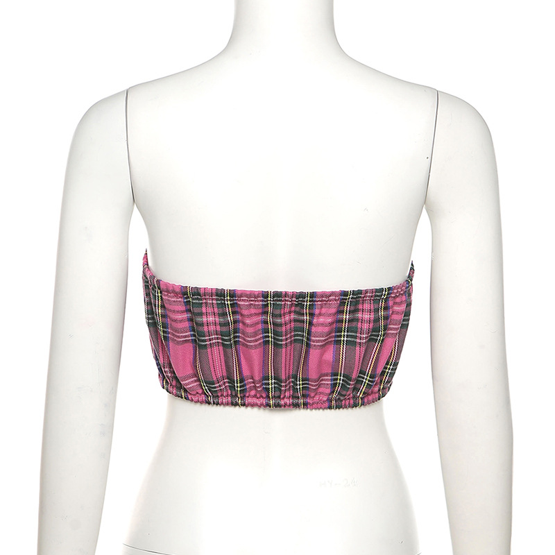 Áo Ống Sọc Ca Rô Hở Lưng Quyến Rũ Cho Nữ 2021 | BigBuy360 - bigbuy360.vn