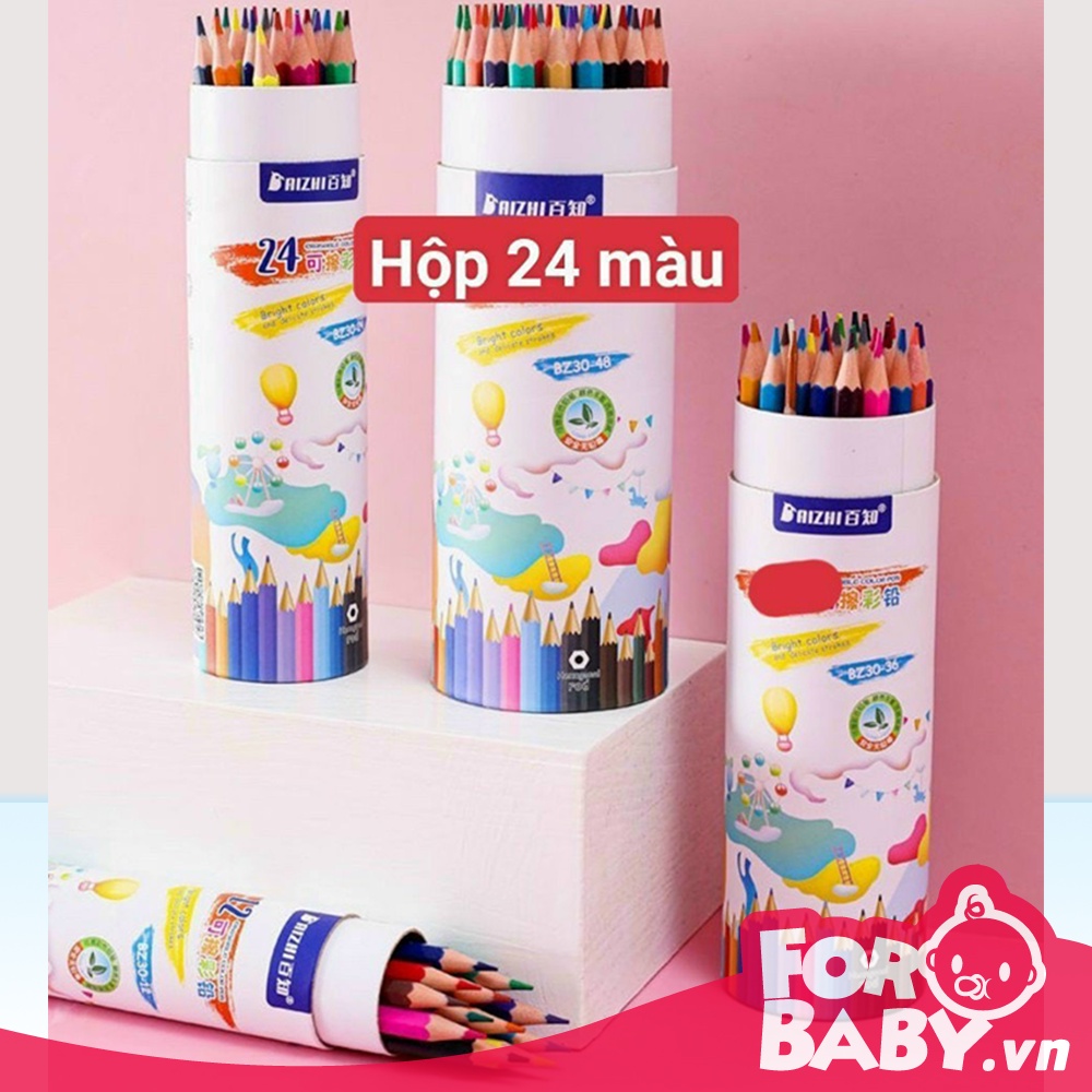 Lọ 24 Cây Bút Chì Màu -Phát Triển Khả Năng Mỹ Thuật