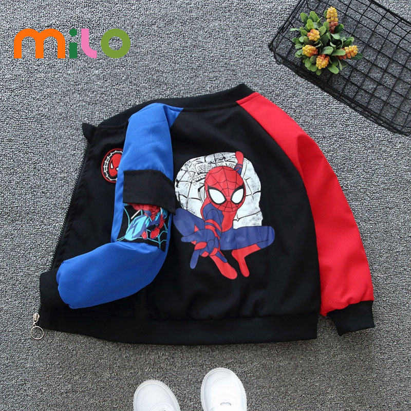 Milo Áo Khoác Bóng Chày Thời Trang Mùa Thu Mới Cho Bé Trai