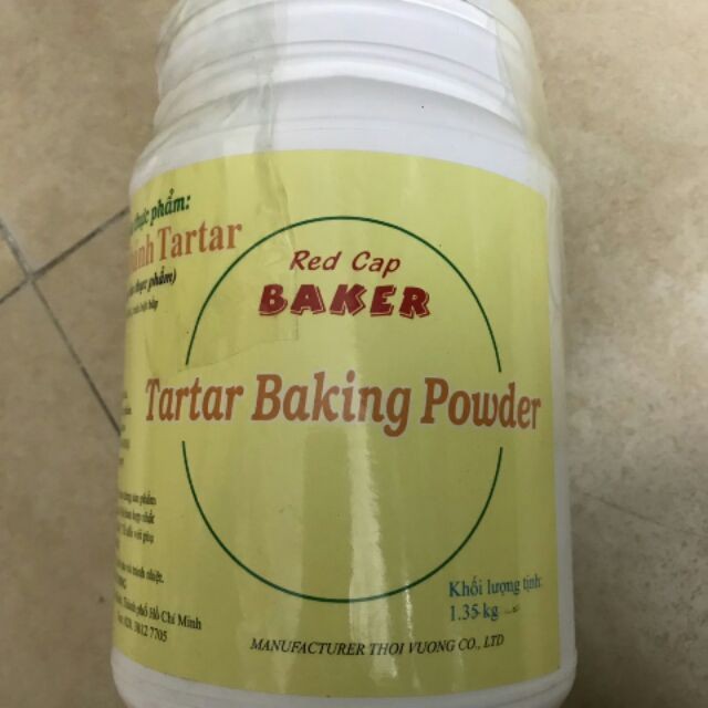 Bột Tartar baking powder 20gr (làm bông lòng trắng)