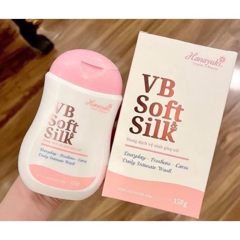 Dung Dịch Vệ Sinh Hanayuki Màu Hồng VB Soft Silk 150ml