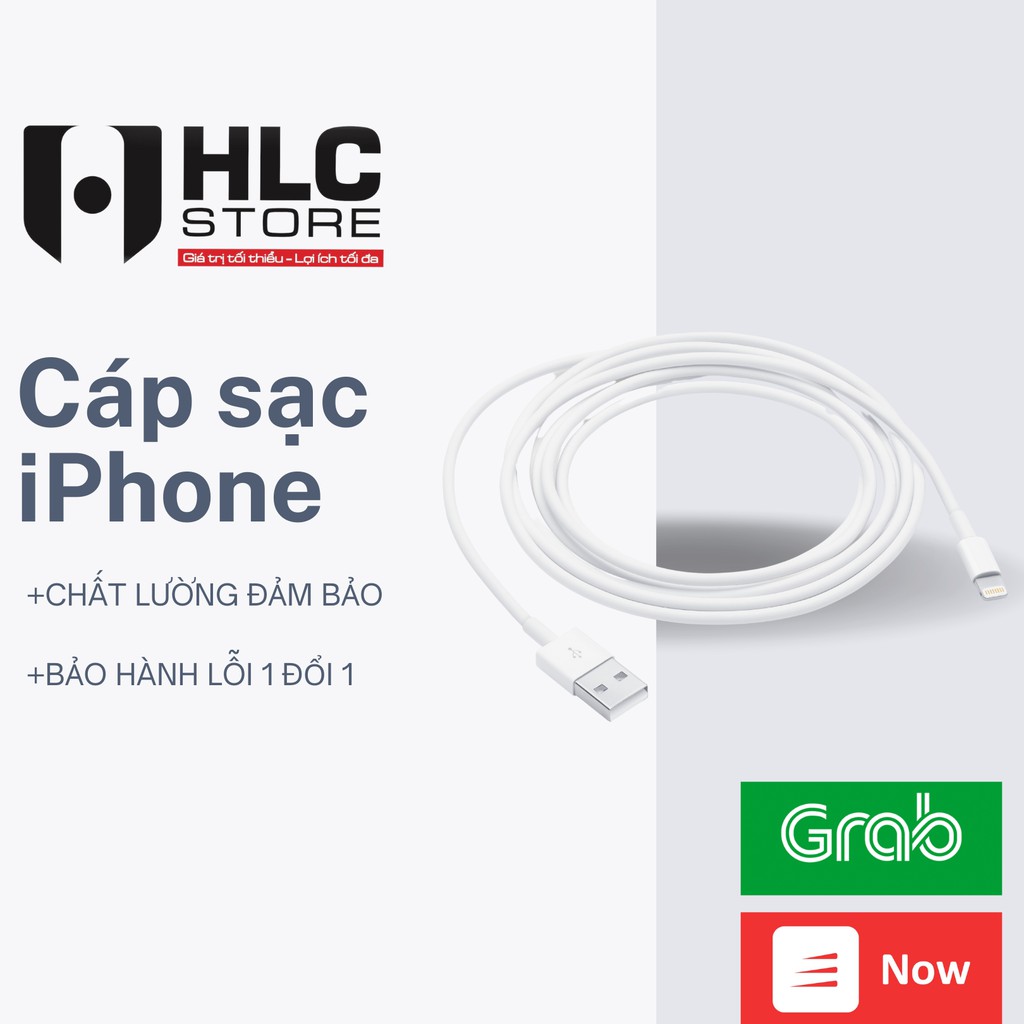Dây sạc chĩnh hãng Foxconn 5 lõi chân ,chân IPdài 1m