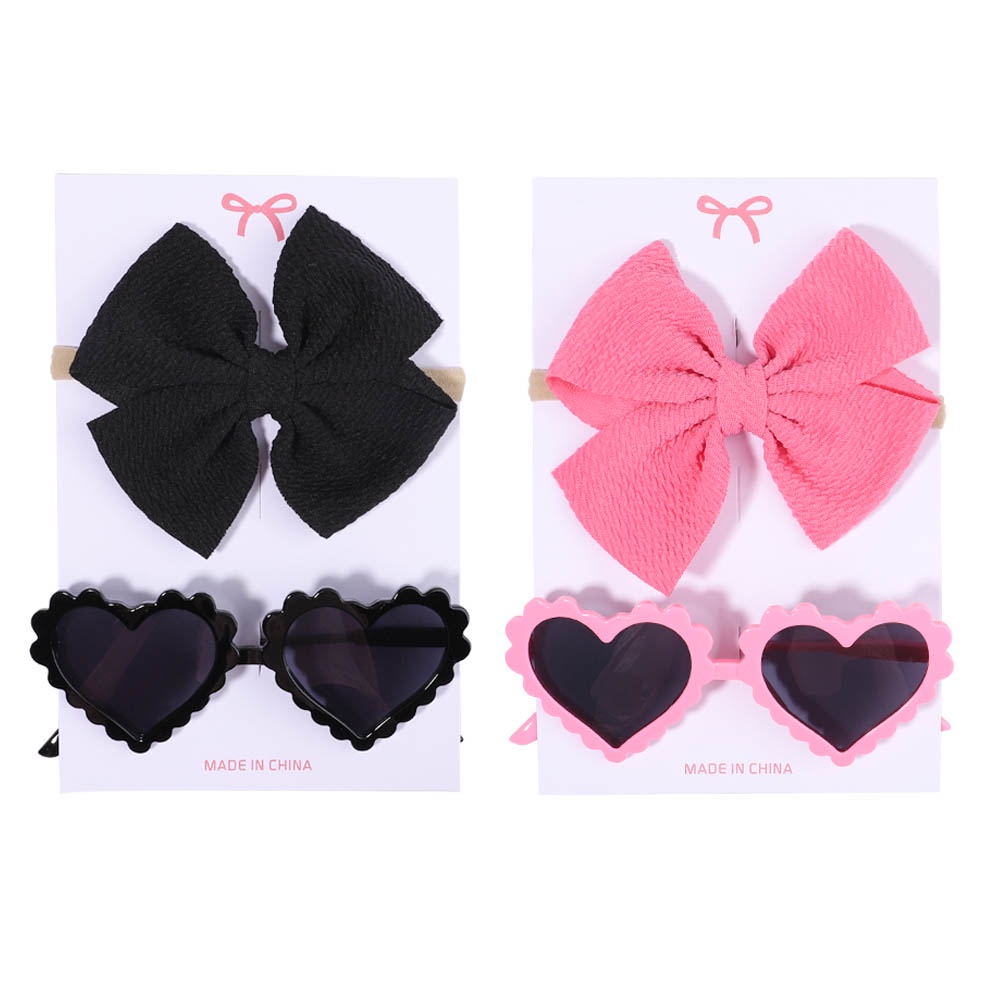 KIDSBOWS Set 2 Băng Đô Nơ Màu Sắc Xinh Xắn Cho Bé Gái