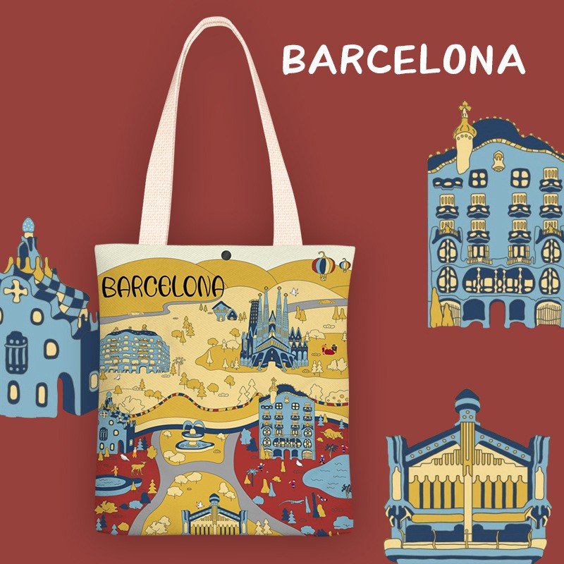 Túi Tote Vải Canvas Thời Trang Siêu Đẹp mẫu mới 2021