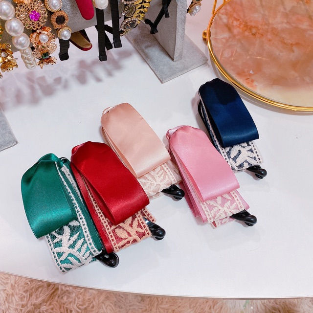 Kẹp nơ dọc siêu phồng tóc hottrend VTT23222