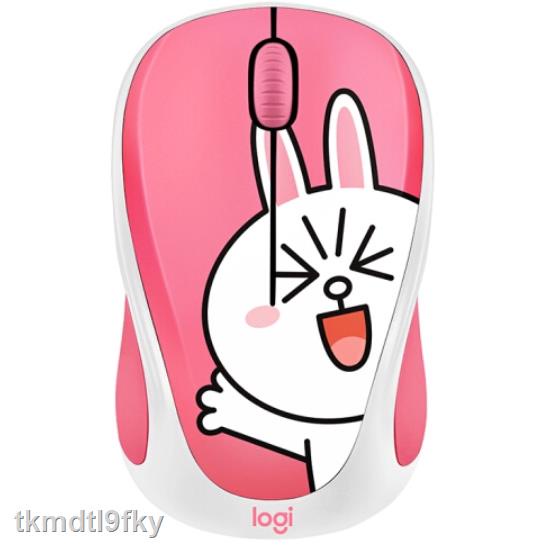 Giá Rẻ Chuột không dây Logitech in họa tiết LINE FRIENDS dễ thương cho văn phòng Wireless Mouse Cute Mice
