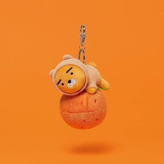 [Ryan kakao friends] gấu bông rian móc khoá ôm cam chính hãng