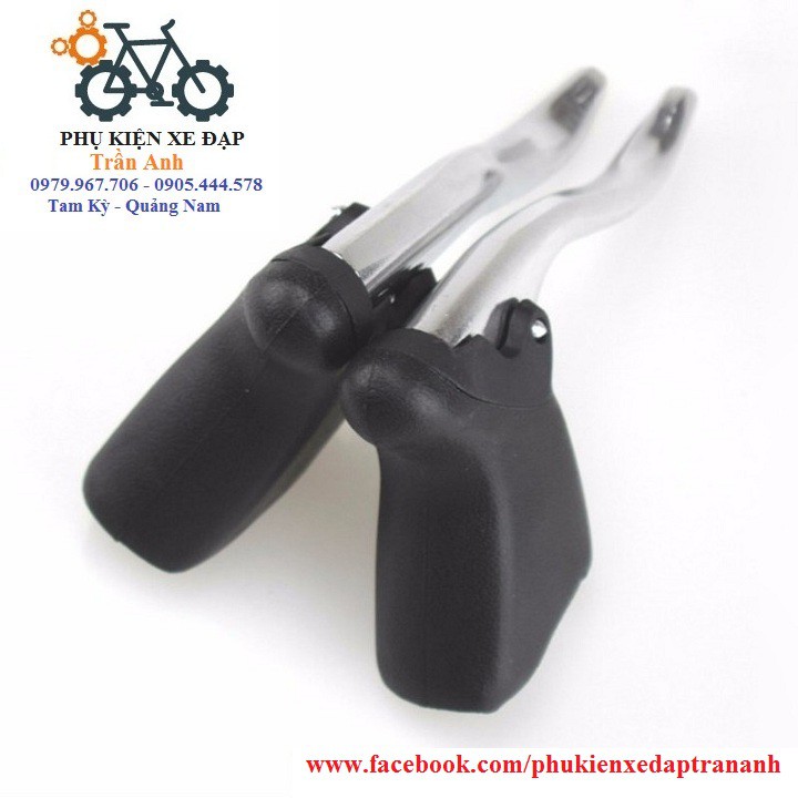 Cặp tay phanh sừng nhôm xe đạp road