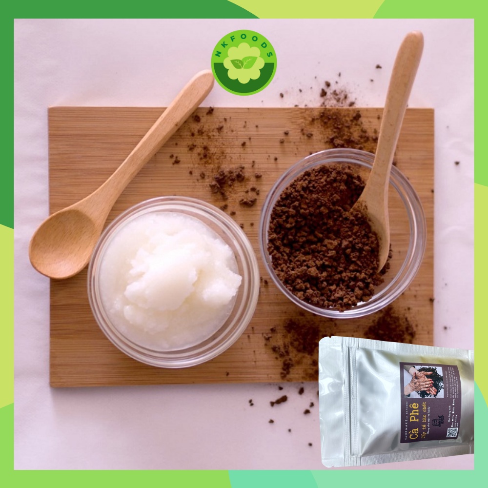Bột cà phê tẩy da chết dưỡng trắng nguyên chất cho Face và Body