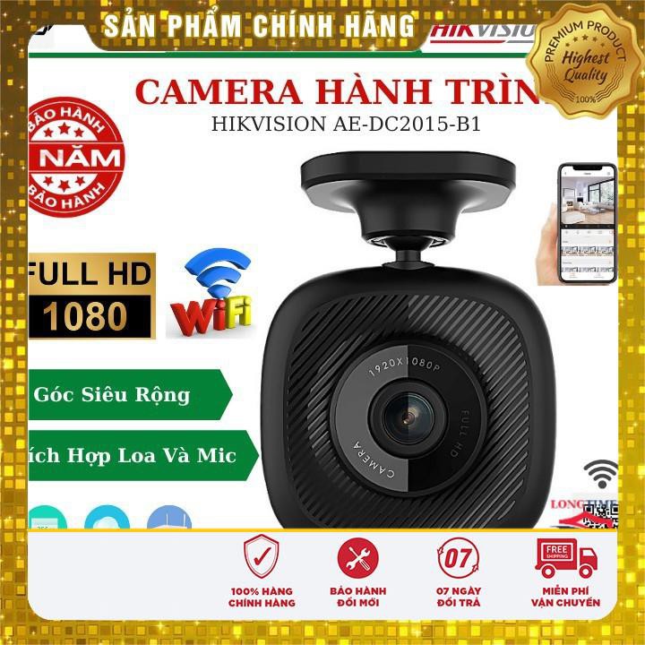 Camera hành trình HIKVISION AE-DC2015-B1 , full HD , Góc Siêu Rộng , Tích hợp Míc và Loa , camera hành trình oto