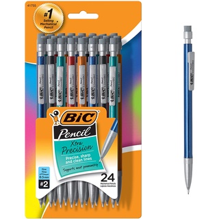 Bút chì bấm BIC Xtra-Precision Mechanical Pencil, Metallic Barrels, Fine Point