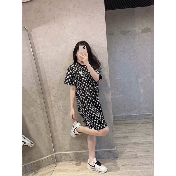 Ảnh thật - Đầm MLB - Full tag code