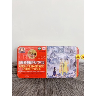 (CHÍNH HÃNG)Viên bổ Korean red ginseng gold Giúp bồi bổ cơ thể, ăn ngủ ngon, cho người suy nhược cơ thể.