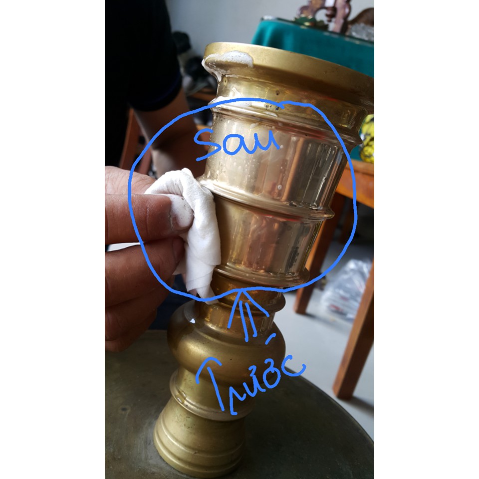 Bột đánh bóng lư đồng BKF - 425g - Made in USA | Đánh bóng lư đồng như mới - Dễ dàng tại nhà - An toàn da tay