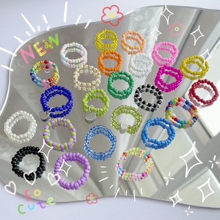 Siêu rẻ nhẫn kết hạt cườm ulzzang hàn quốc