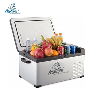 Tủ lạnh mini dùng trong nhà và trên ô tô ALPICOOL DC25 Công suất 45W, dung tích 25 lít - Bảo hành 12 tháng