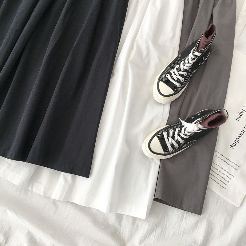 Chân Váy Dài Đũi Chữ A 3 Màu Trắng, Đen, Be Siêu Đẹp Lavusa