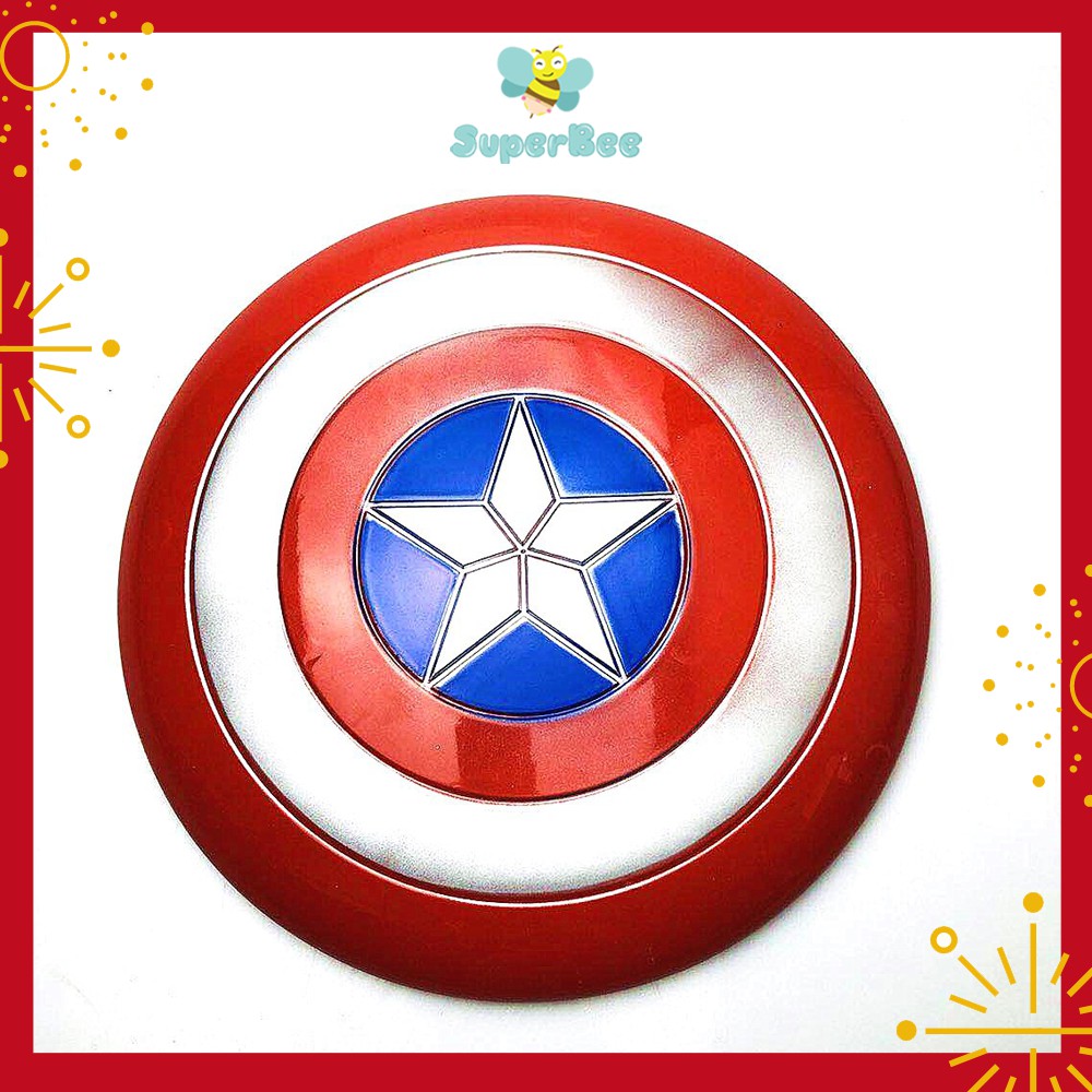 Khiên Đồ Chơi Captain America Đội Trưởng Mỹ Cho Bé, Hóa Trang Nhập Vai, Cosplay Siêu Anh Hùng Avengers