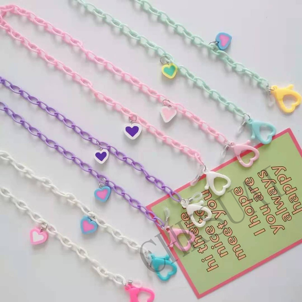 Dây Đeo Mắt Kính Màu Sắc Ngọt Ngào Xinh Xắn