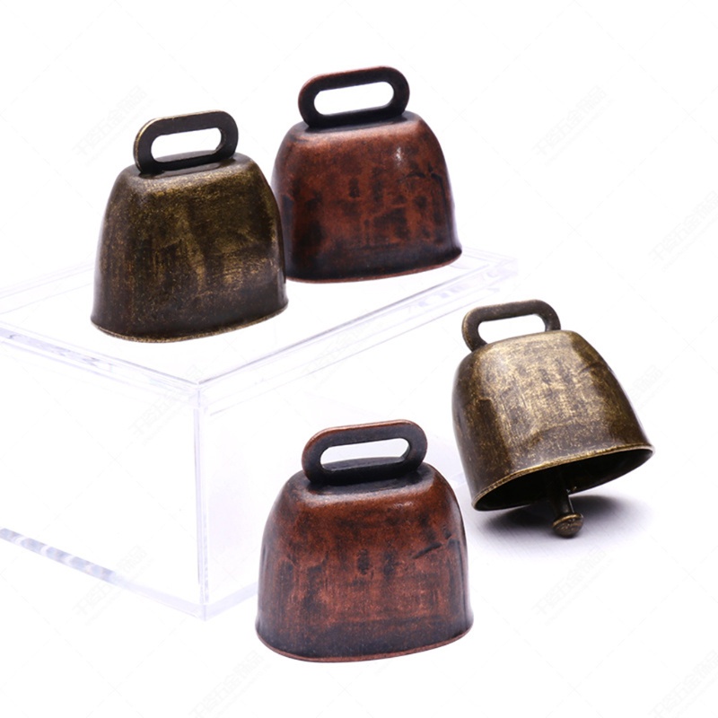 Bộ 3 Chuông Đồng Thau Chống Trộm Hình Ngựa / Cừu / Cừu May Mắn