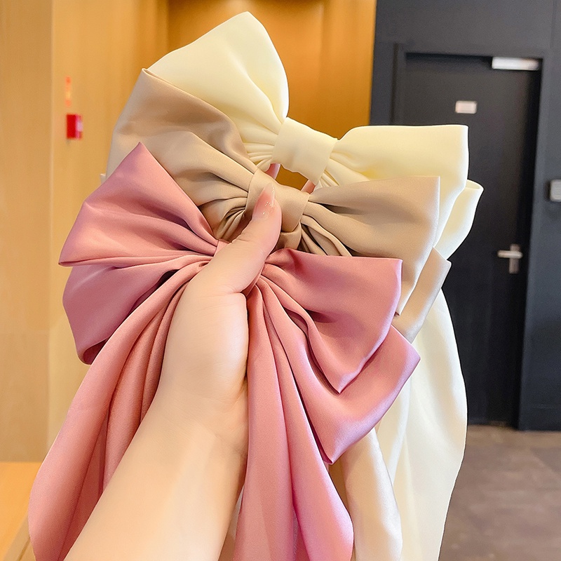 Kẹp Tóc Nơ Tua Rua Thời Trang Hàn Quốc