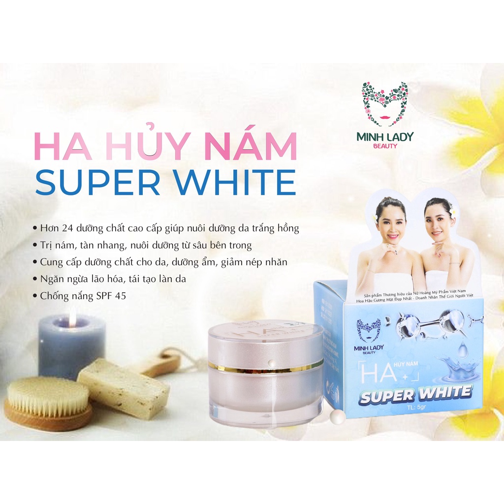 Kem Cao Hủy Nám HA MINH LADY BEAUTY 5g cho Da Nám Sạm Tàn Nhang Hiệu Quả