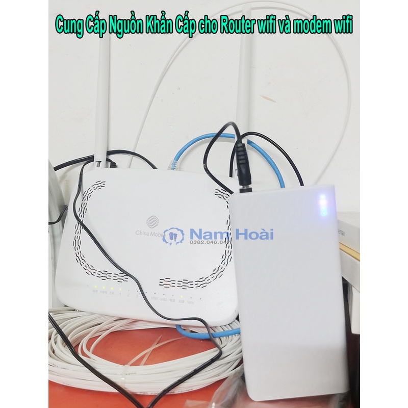 Box sạc dự phòng 7 cell out 9V/12V sử dụng cho các thiết bị điện tử