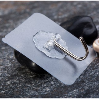 Bộ 10 móc treo dính tường chịu lực kích thước lớn 7.2*7.2cm