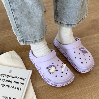 DÉP CROSS ULZZANG VIỀN CHỮ ÊM CHÂN KÈM STICKER (ẢNH THẬT)