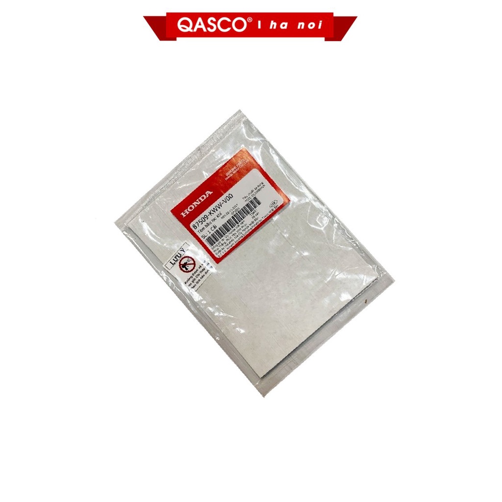 Tem cảnh báo dán bầu lọc gió  DREAM / WAVE / FUTURE / SH và nhiều dòng xe  - HN