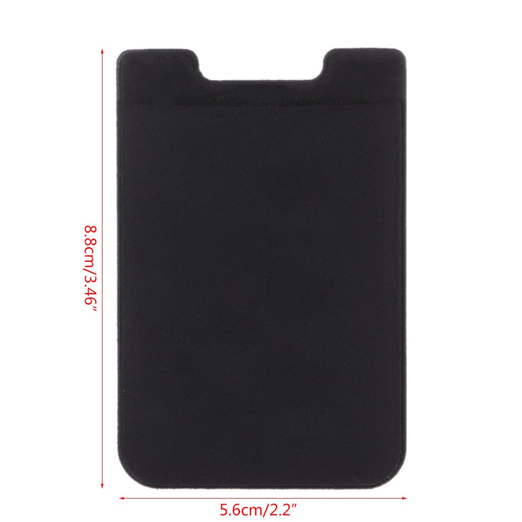 ⭐Elastic Phone Wallet RFID Credit ID Card Holder Adhesive Pocket Sticker Lycra