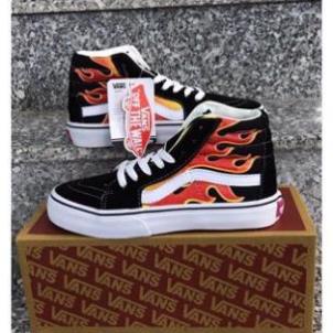 Giầy Vans lửa cao cổ Có Sẵn ⚡ CHẤT sịn : new L ₁ . 💝
