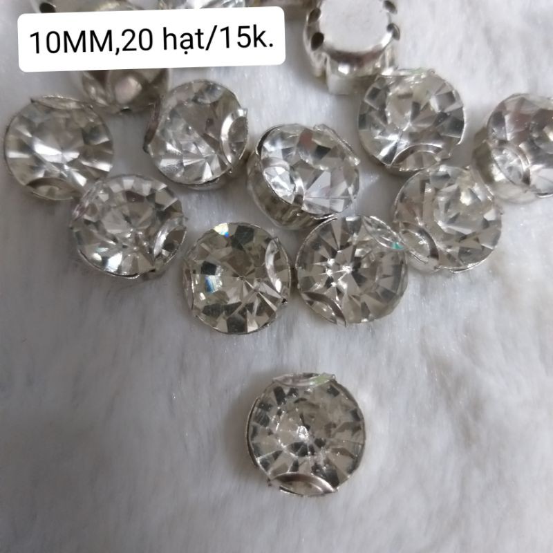 Hạt đá kết trang trí, size 6 MM_10MM.