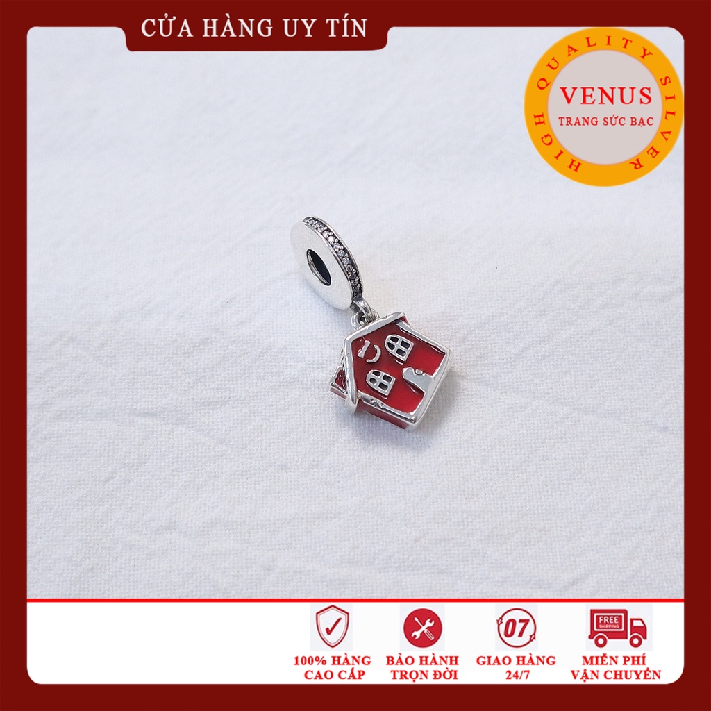 [Charm bạc 925 cao cấp] Charm ngôi nhà giáng sinh- Mã sản phẩm VENUSNGS