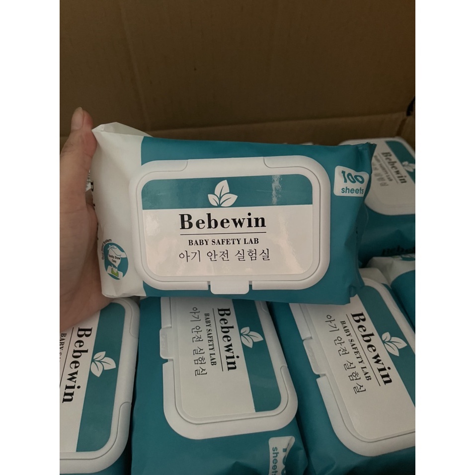 Khăn giấy ướt bebewin 150gr tiện dụng - không hương - ảnh sản phẩm 2